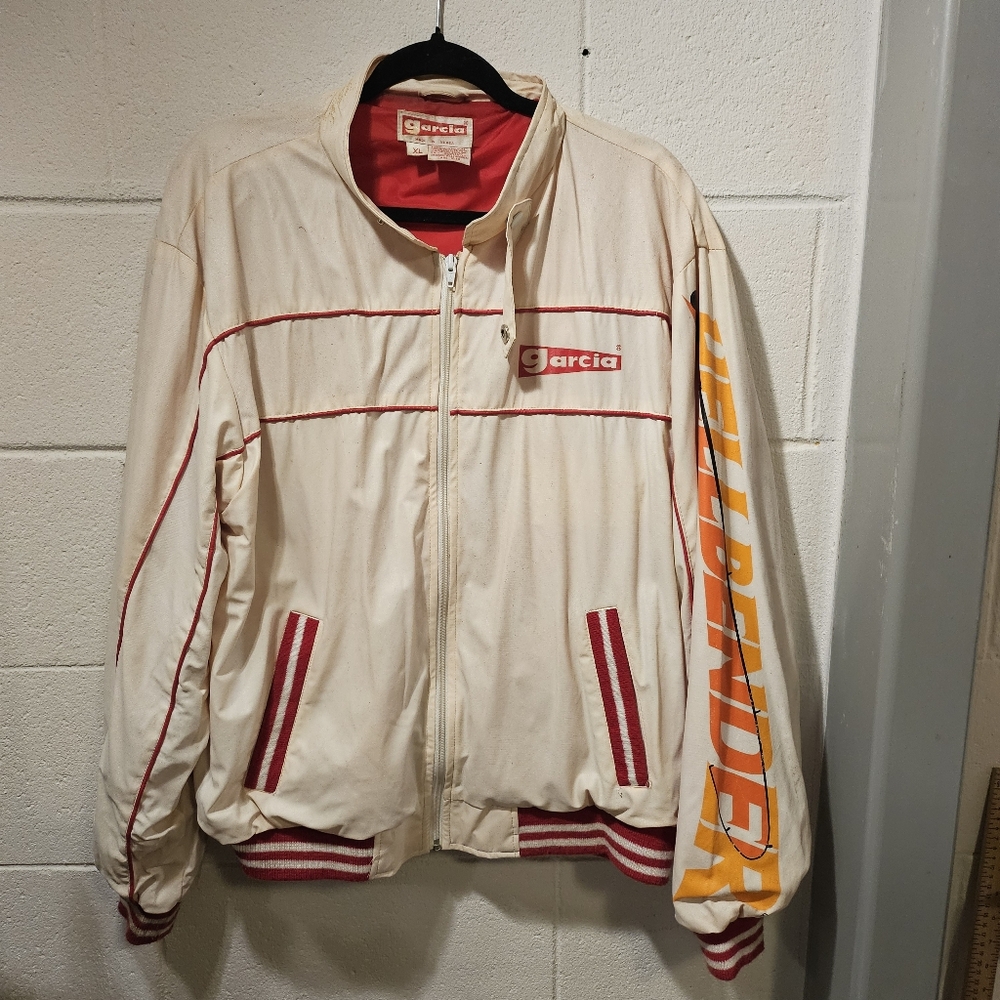 Vintage Garcia Hellbender Zip Up Jacket Made In Korea XL *read Description*